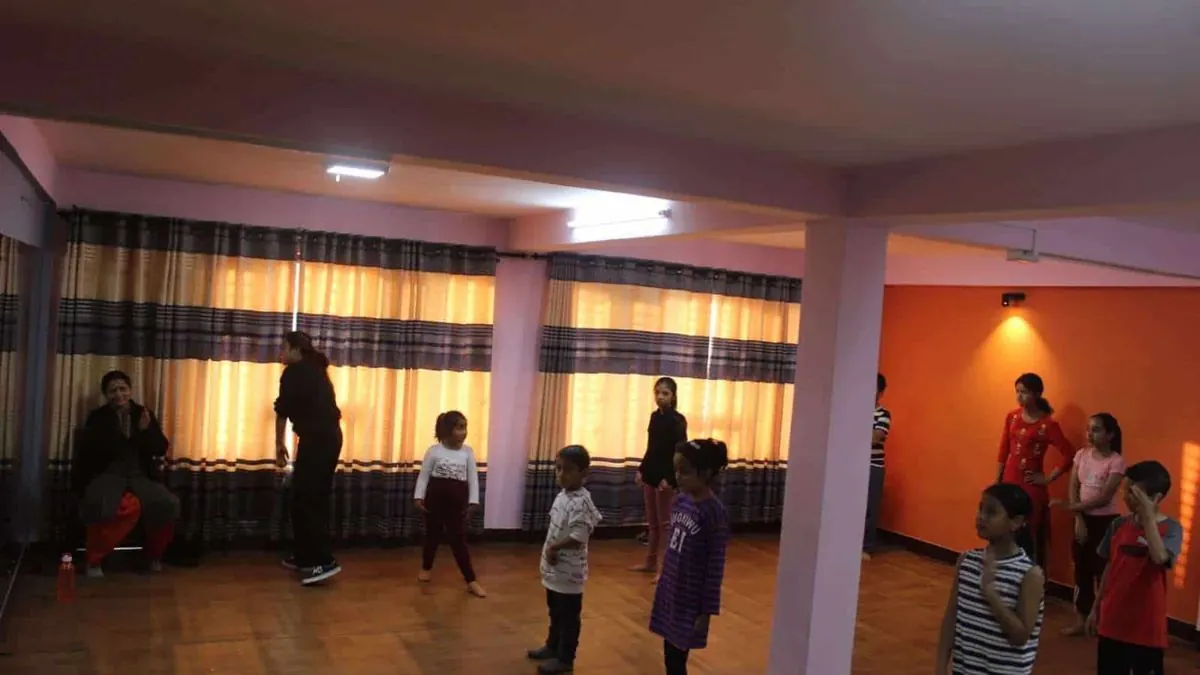 An early dance class at ECA Academy