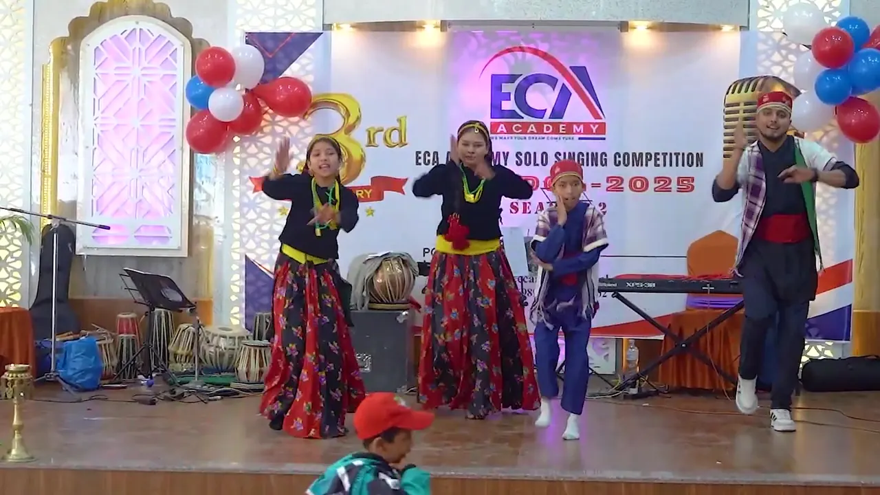 Dancers at the ECA 3rd anniversary show
