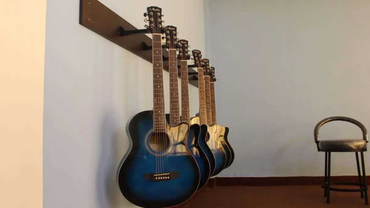 The guitar room at ECA Academy